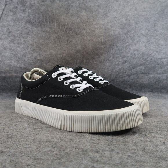 H&M Other - H&M Shoes Mens 7.5 Sneakers Lifestyle Low Profile Trainers Lace Up Casual Black